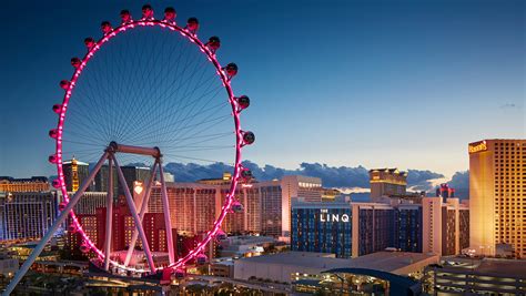 The Las Vegas High Roller Wheel .